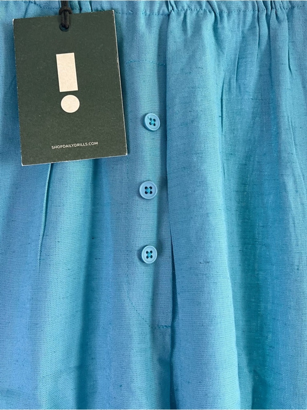 Daily Drills Wide-Leg Pants in Light Blue Flowy Resortwear - Picture 5 of 11